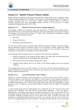 Section 6.5 Benthic Primary Producer Habitat