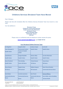 Childrens Services - North East Essex CCG
