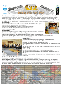 March - Hathern Raceway