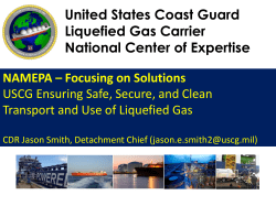 Safety and expertise in the LNG arena