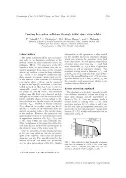 Probing heavy-ion collisions through initial state observables V