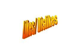 Likes/ Dislikes