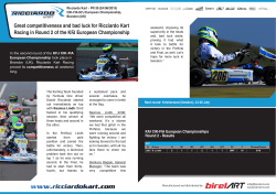 Great competitiveness and bad luck for Ricciardo Kart