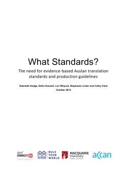 Auslan translation standards1.49 MB