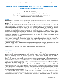Medical image segmentation using optimum thresholded Reaction