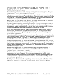 Positive Displacement Pumps