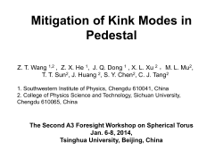 Mitigation of Kink Modes in Pedestal