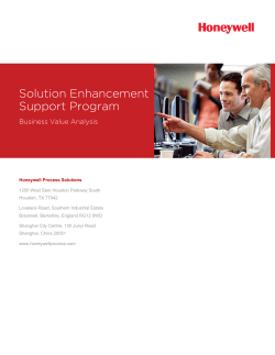 Solution Enhancement Support Program