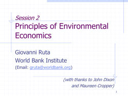 Principles of Environmental Economics