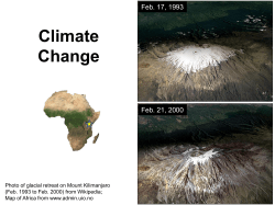 Anthropogenic Causes of Climate Change Eg