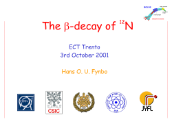 The beta-decay of N12