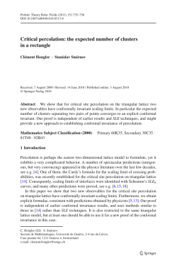 Critical percolation: the expected number of clusters in a rectangle