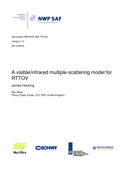A visible/infrared multiple-scattering model for RTTOV