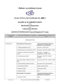 Annex G1/6 to the Certificate No. 466-2
