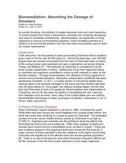 Bioremediation