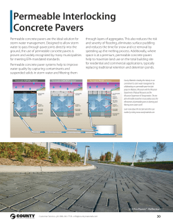 H2O Pro Pavers&reg; Brochure