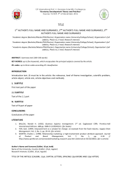 BID SUBMISSION FORM
