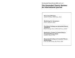The Grounded Theory Review: An international journal