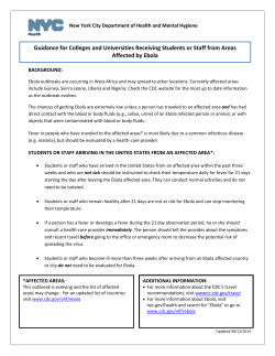 Guidance for Colleges and Universities Receiving