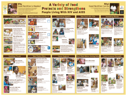 A Variety of Food Protects and Strengthens People Living With HIV