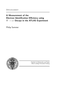 A Measurement of the Electron Identification Efficiency using W