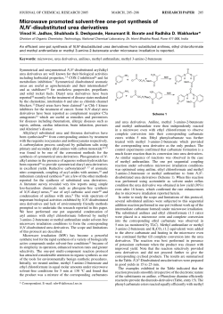 Microwave promoted solvent-free one
