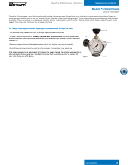 Checking Pre-Charge Pressure General Information