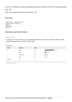 4.19. Go without eating anything because there was NOT