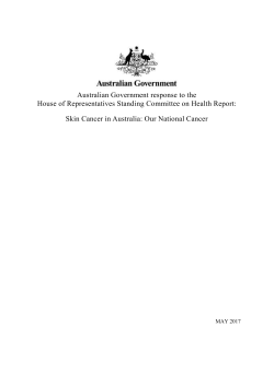 Skin Cancer in Australia