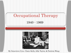 Occupational Therapy