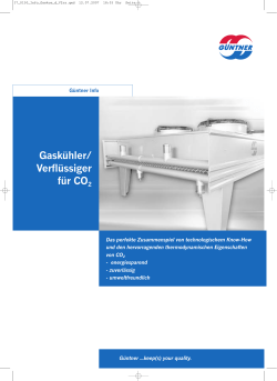 Gask&uuml;hler/ Verfl&uuml;ssiger f&uuml;r CO2