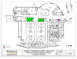 Fitness Center First Floor Plan