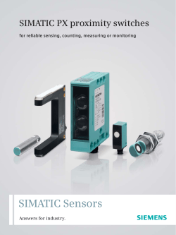 SIMATIC Sensors - Industrial Automation