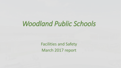 Facilities and Safety - Woodland Public Schools