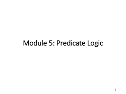 Predicate Logic
