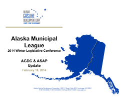 AGDC - Alaska Municipal League
