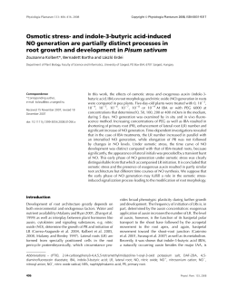Osmotic stress- and indole-3-butyric acid