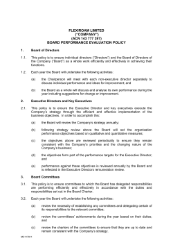 flexiroam limited (&ldquo;company&rdquo;) (acn 143 777 397