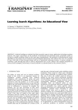 Learning Search Algorithms: An Educational View