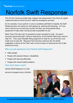 Norfolk Swift Response - Norfolk County Council