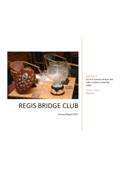 Regis Bridge Club