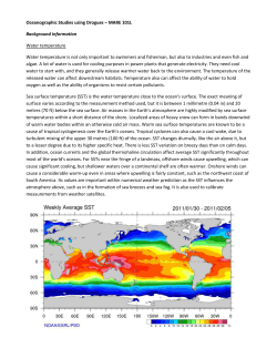 Oceanographic Studies using Drogues &ndash; MARE 101L Background