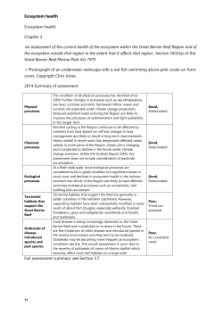 GBR_Outlook_2014_Chapter3_Ecosystem_health