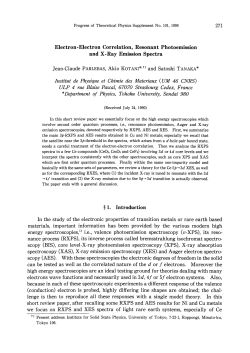 Electron-Electron Correlation, Resonant Photoemission and X