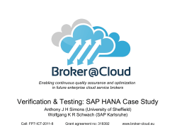 Enabling continuous quality assurance and optimization in future