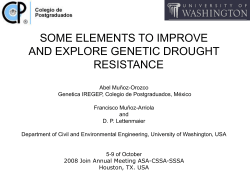 Diapositiva 1 - UW Hydro - University of Washington