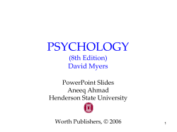 The History and Scope of Psychology Module 1