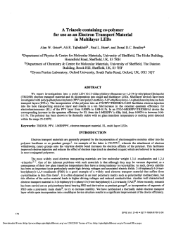 for use as an Electron Transport Material in Multilayer