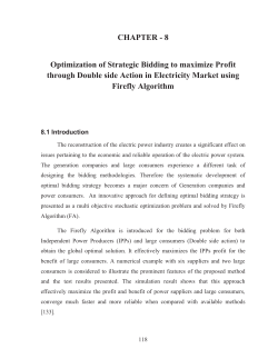 8 Optimization of Strategic Bidding to maximize Profit