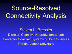 Source-Resolved Connectivity Analysis